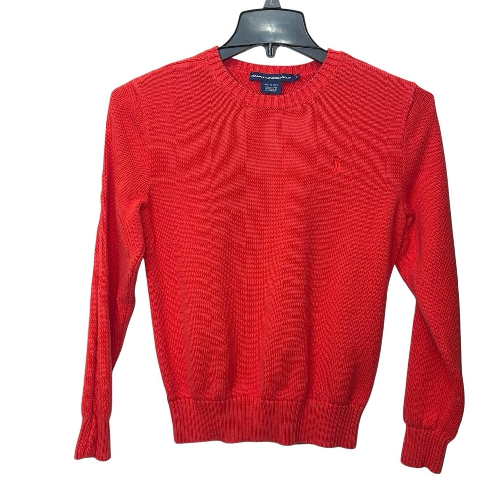 Vintage 90s Ralph Lauren Golf Women Cable Knit Sweater Size‎ Large - Picture 7 of 7